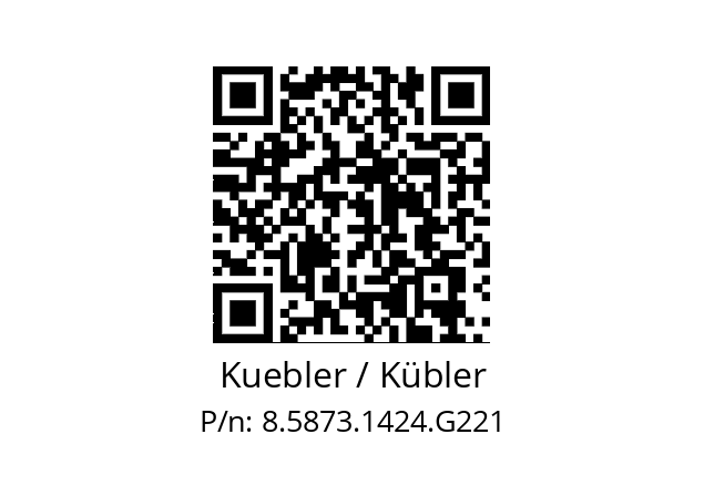   Kuebler / Kübler 8.5873.1424.G221