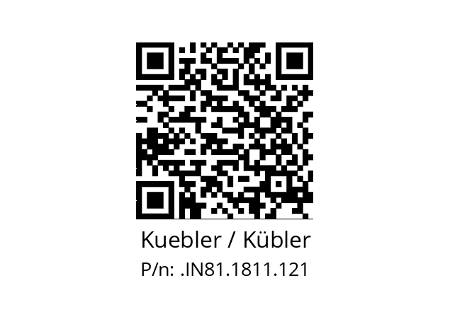   Kuebler / Kübler .IN81.1811.121