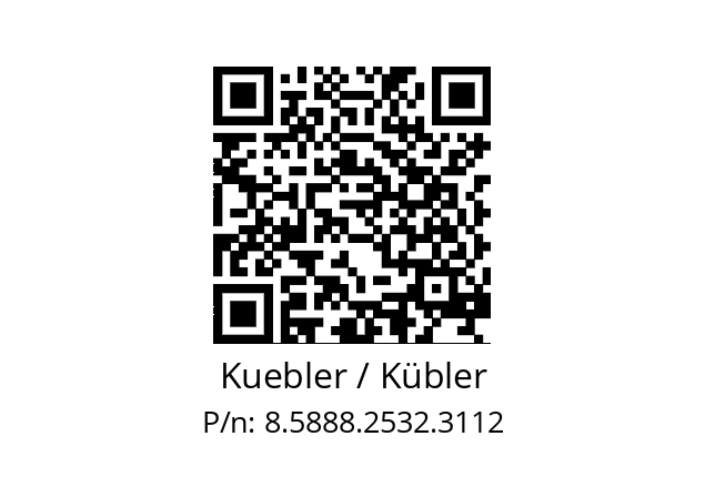   Kuebler / Kübler 8.5888.2532.3112