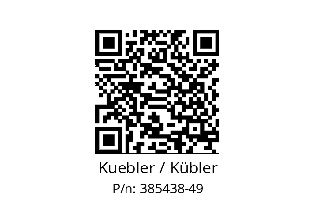   Kuebler / Kübler 385438-49