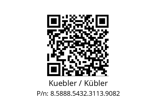   Kuebler / Kübler 8.5888.5432.3113.9082