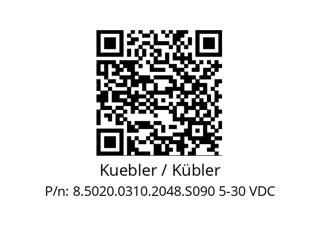   Kuebler / Kübler 8.5020.0310.2048.S090 5-30 VDC