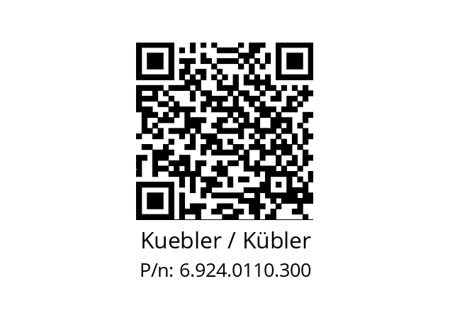   Kuebler / Kübler 6.924.0110.300