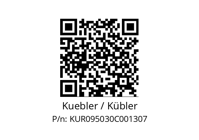   Kuebler / Kübler KUR095030C001307