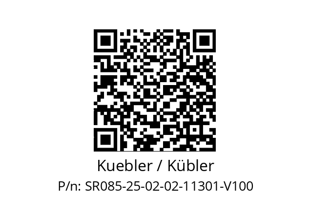  KUR095030C001026 Kuebler / Kübler SR085-25-02-02-11301-V100