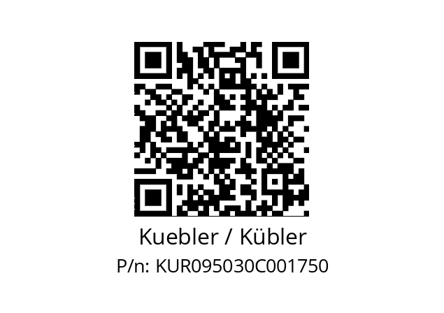   Kuebler / Kübler KUR095030C001750