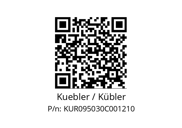   Kuebler / Kübler KUR095030C001210