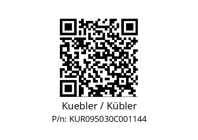   Kuebler / Kübler KUR095030C001144