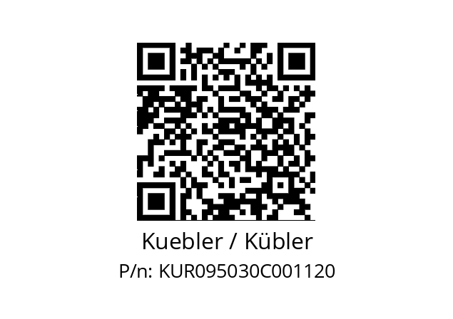   Kuebler / Kübler KUR095030C001120