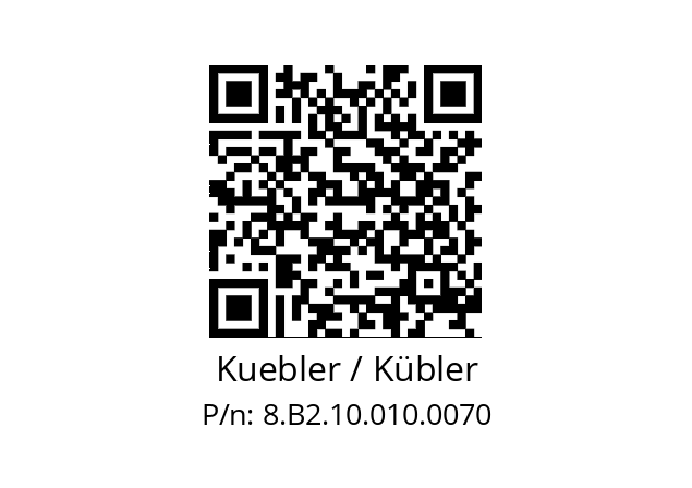   Kuebler / Kübler 8.B2.10.010.0070