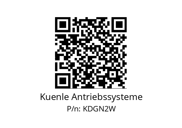   Kuenle Antriebssysteme KDGN2W