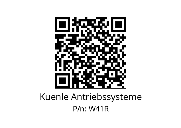   Kuenle Antriebssysteme W41R