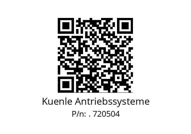   Kuenle Antriebssysteme . 720504