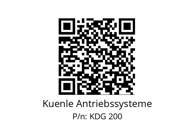   Kuenle Antriebssysteme KDG 200