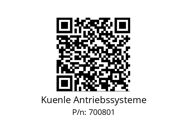   Kuenle Antriebssysteme 700801