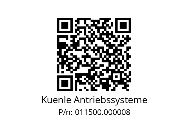   Kuenle Antriebssysteme 011500.000008