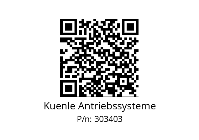   Kuenle Antriebssysteme 303403