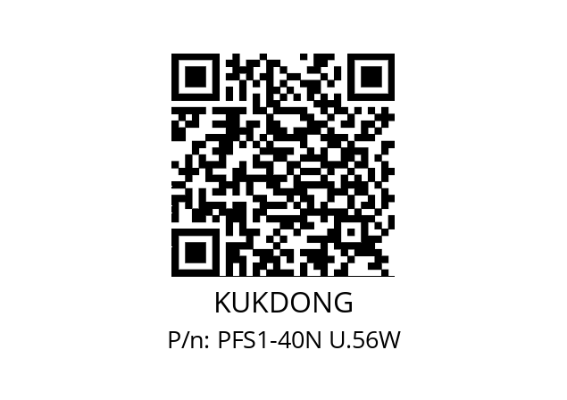   KUKDONG PFS1-40N U.56W