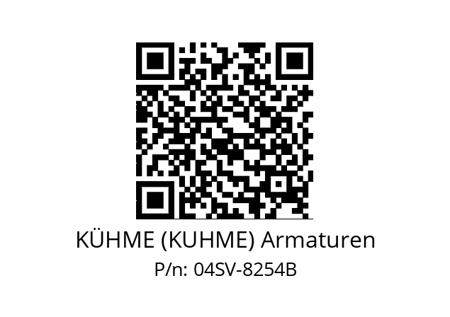   KÜHME (KUHME) Armaturen 04SV-8254B