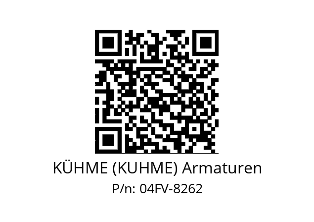   KÜHME (KUHME) Armaturen 04FV-8262