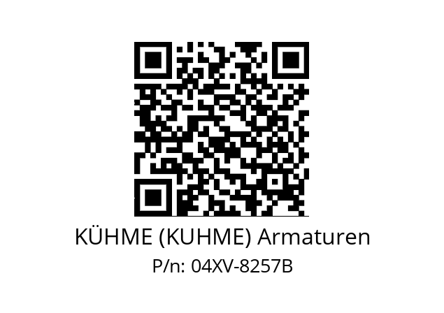   KÜHME (KUHME) Armaturen 04XV-8257B