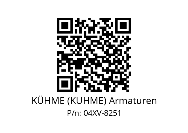   KÜHME (KUHME) Armaturen 04XV-8251