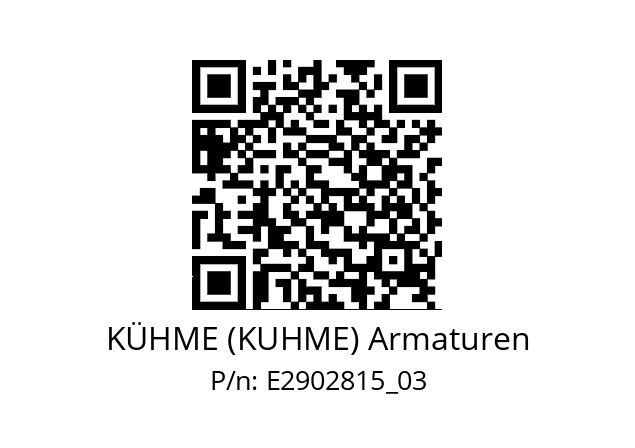   KÜHME (KUHME) Armaturen E2902815_03