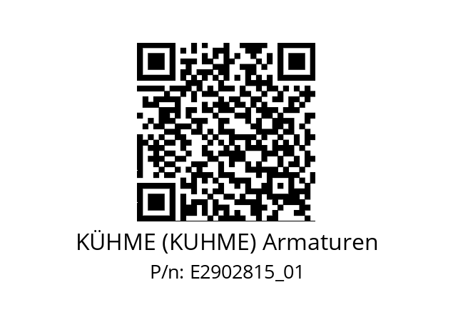   KÜHME (KUHME) Armaturen E2902815_01