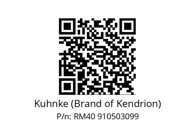   Kuhnke (Brand of Kendrion) RM40 910503099