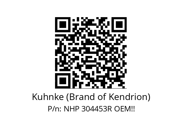   Kuhnke (Brand of Kendrion) NHP 304453R OEM!!