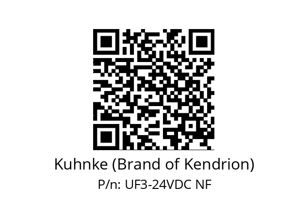   Kuhnke (Brand of Kendrion) UF3-24VDC NF