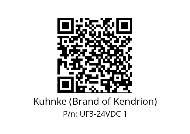   Kuhnke (Brand of Kendrion) UF3-24VDC 1