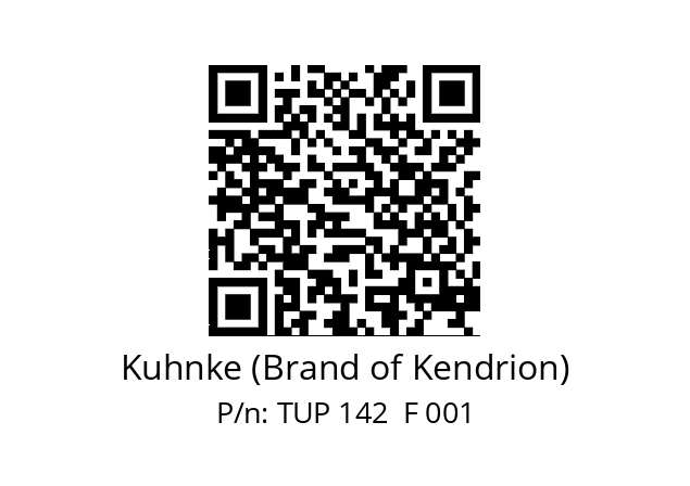   Kuhnke (Brand of Kendrion) TUP 142  F 001