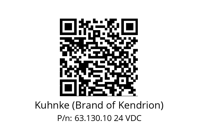   Kuhnke (Brand of Kendrion) 63.130.10 24 VDC