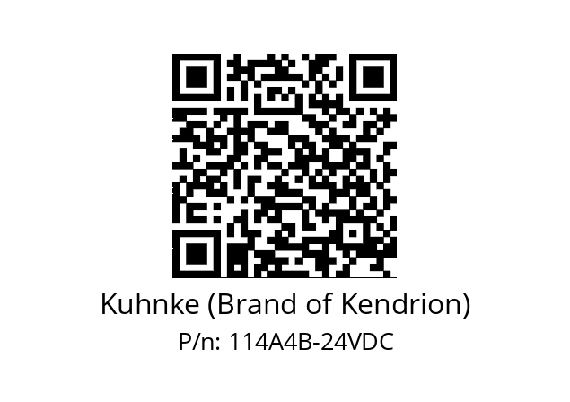   Kuhnke (Brand of Kendrion) 114A4B-24VDC