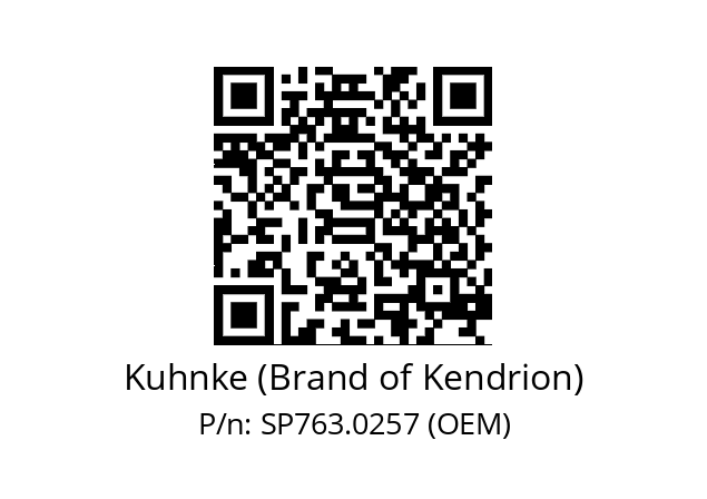   Kuhnke (Brand of Kendrion) SP763.0257 (OEM)