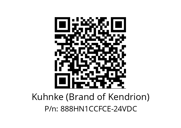   Kuhnke (Brand of Kendrion) 888HN1CCFCE-24VDC