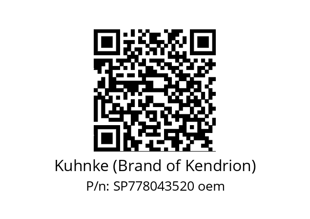   Kuhnke (Brand of Kendrion) SP778043520 oem