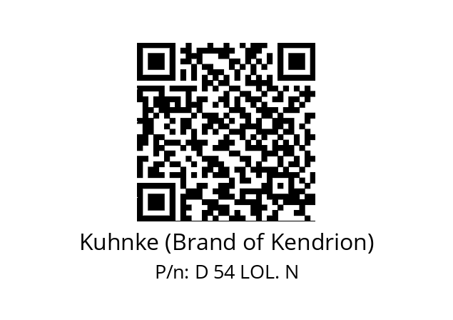   Kuhnke (Brand of Kendrion) D 54 LOL. N