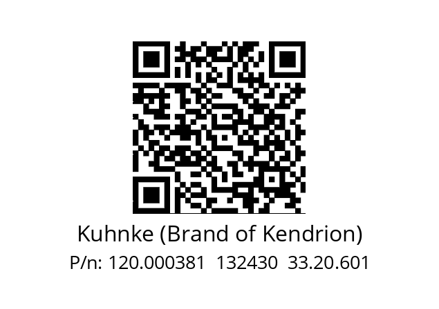   Kuhnke (Brand of Kendrion) 120.000381  132430  33.20.601