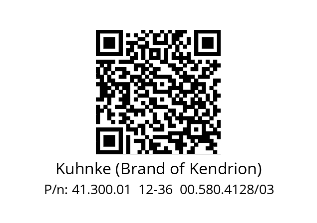   Kuhnke (Brand of Kendrion) 41.300.01  12-36  00.580.4128/03