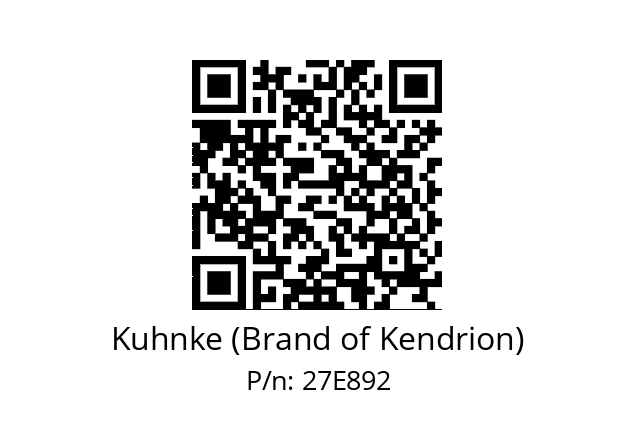   Kuhnke (Brand of Kendrion) 27E892