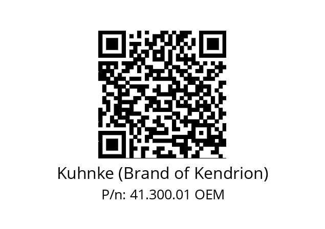   Kuhnke (Brand of Kendrion) 41.300.01 OEM