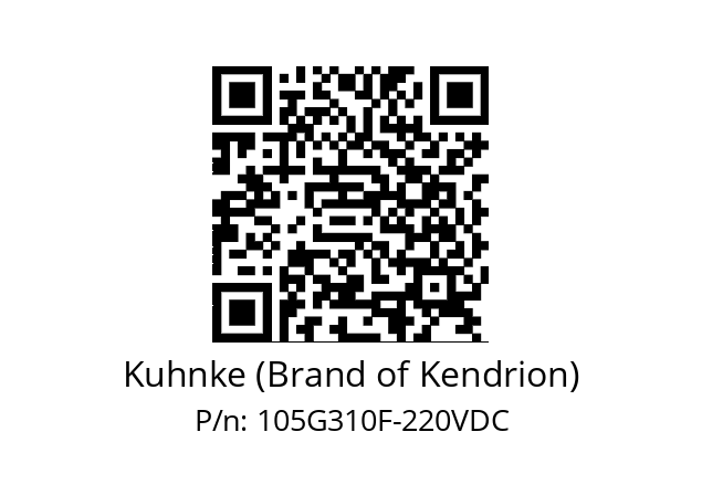   Kuhnke (Brand of Kendrion) 105G310F-220VDC