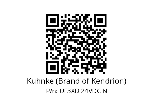   Kuhnke (Brand of Kendrion) UF3XD 24VDC N