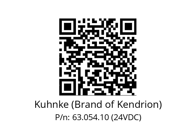   Kuhnke (Brand of Kendrion) 63.054.10 (24VDC)