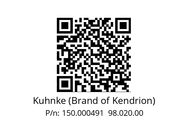   Kuhnke (Brand of Kendrion) 150.000491  98.020.00