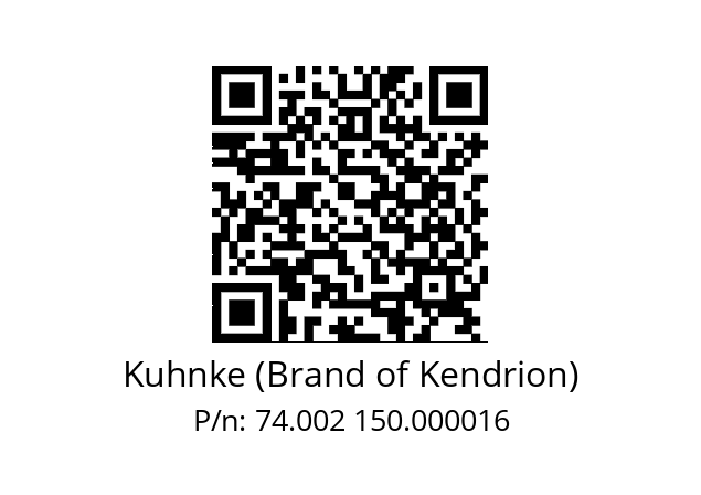   Kuhnke (Brand of Kendrion) 74.002 150.000016