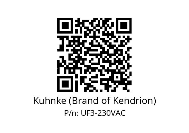   Kuhnke (Brand of Kendrion) UF3-230VAC