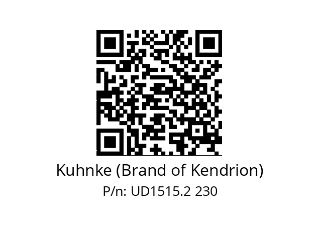   Kuhnke (Brand of Kendrion) UD1515.2 230